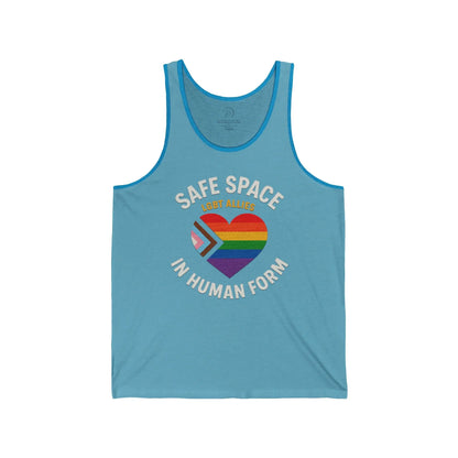 LGBT Ally Tank – Safe Space in Human Form shopname