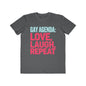 Gay Agenda: Love, Laugh, Repeat - Men's Lightweight Fashion Tee shopname