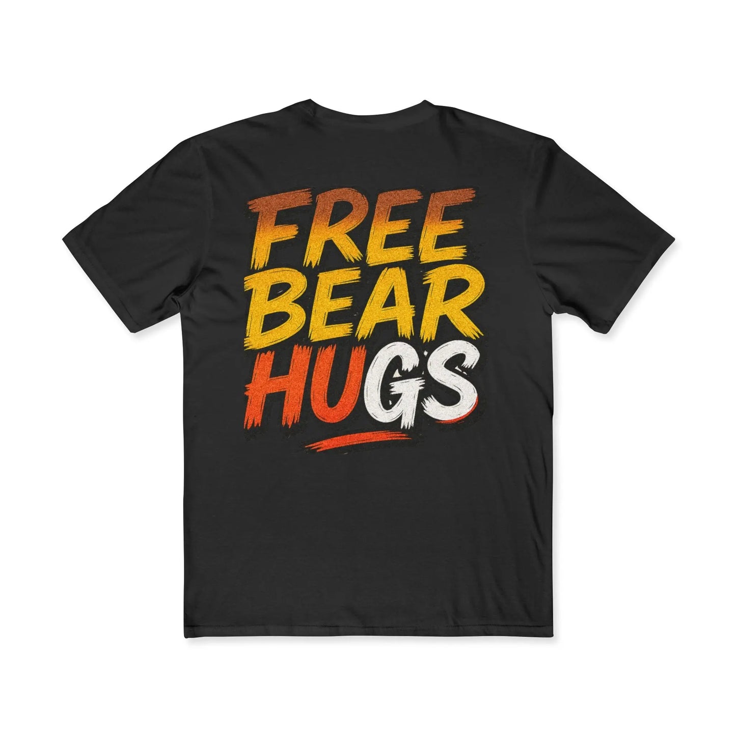 Men’s Bear Pride Tee – Free Bear Hugs & LGBTQ+ Style shopname