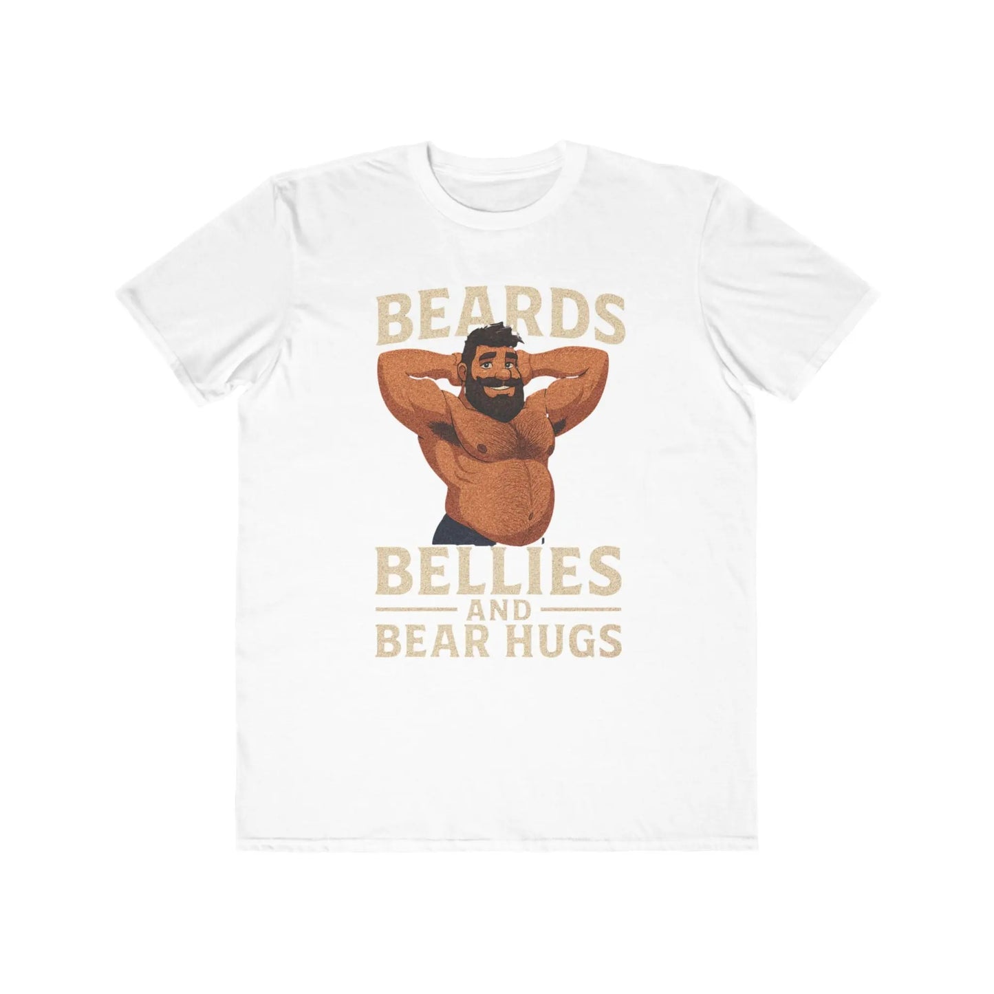 Graphic Tee Beards Bellies and Bear Hugs Men's Lightweight Fashion shopname