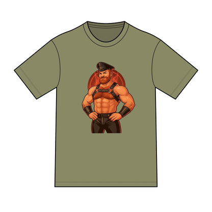 Ginger Leather Daddy Pride Tee – Bold & Stylish