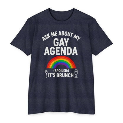 Brunch Agenda T-Shirt | LGBTQ+ Pride Tee | Casual Wear | Gift for Friends | Summer Party Shirt | Fun Brunch Outfit shopname