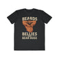 Graphic Tee Beards Bellies and Bear Hugs Men's Lightweight Fashion shopname