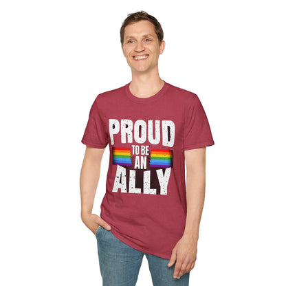 Ally T-Shirt - Proud LGBTQ Community Supporter - Banter & Brawn
