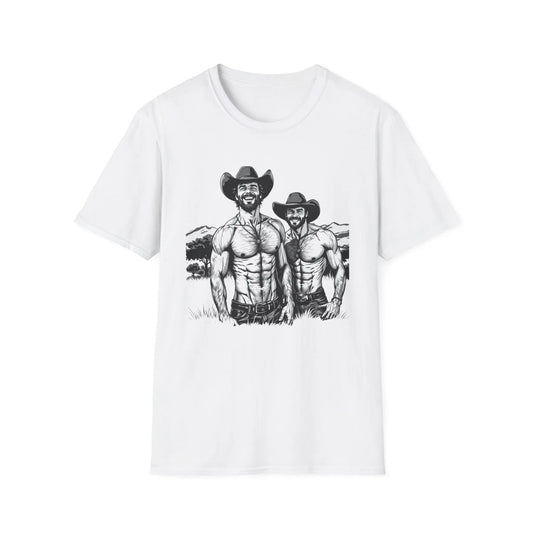 Fun Cowboy Graphic Unisex Softstyle T-Shirt shopname