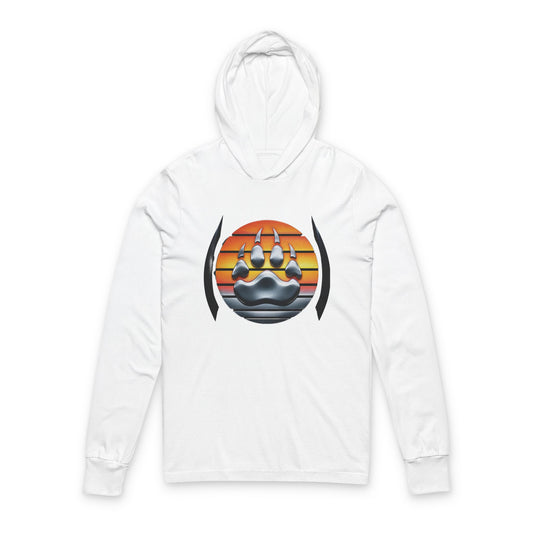 Bear Paw Sunset Hoodie – Lightweight Long-Sleeve Pride Shirt