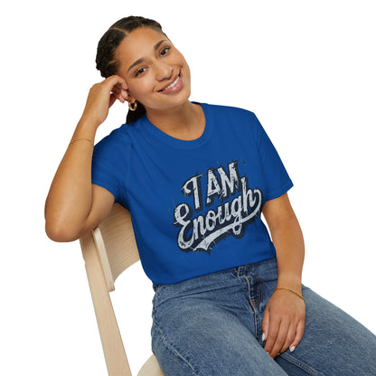 I Am Enough T-Shirt — Inspirational Self-Love Graphic Tee