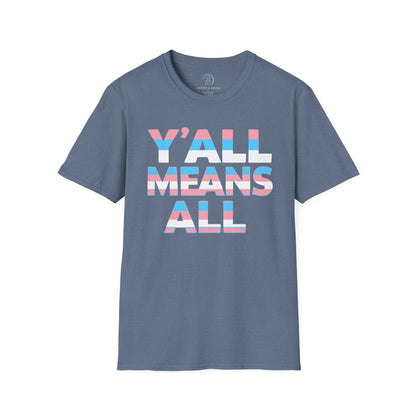 Y'all Means All Unisex Softstyle T-Shirt shopname