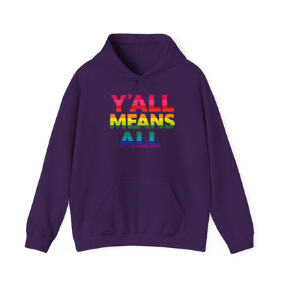 Y'all Means All Unisex Unisex Heavy Blend™ Hooded Sweatshirt - Banter & Brawn