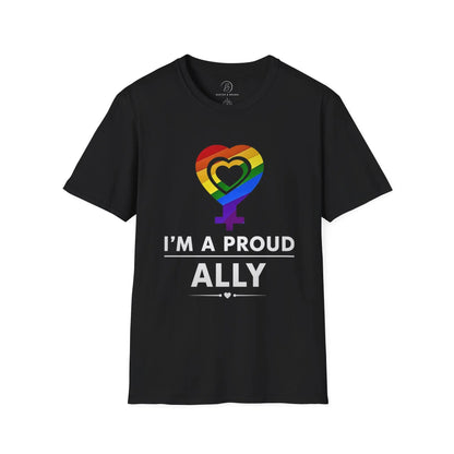 Proud Ally T-Shirt Unisex Softstyle shopname