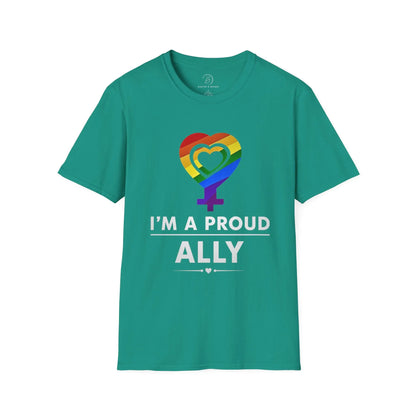 Proud Ally T-Shirt Unisex Softstyle shopname