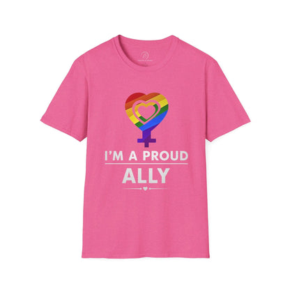 Proud Ally T-Shirt Unisex Softstyle shopname