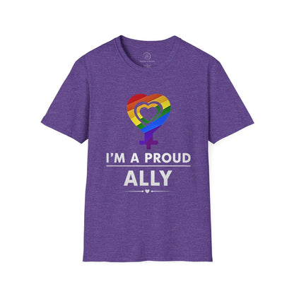 Proud Ally T-Shirt Unisex Softstyle shopname