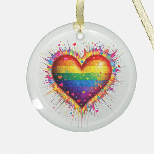 Ornament - Clear Glass (Round) shopname