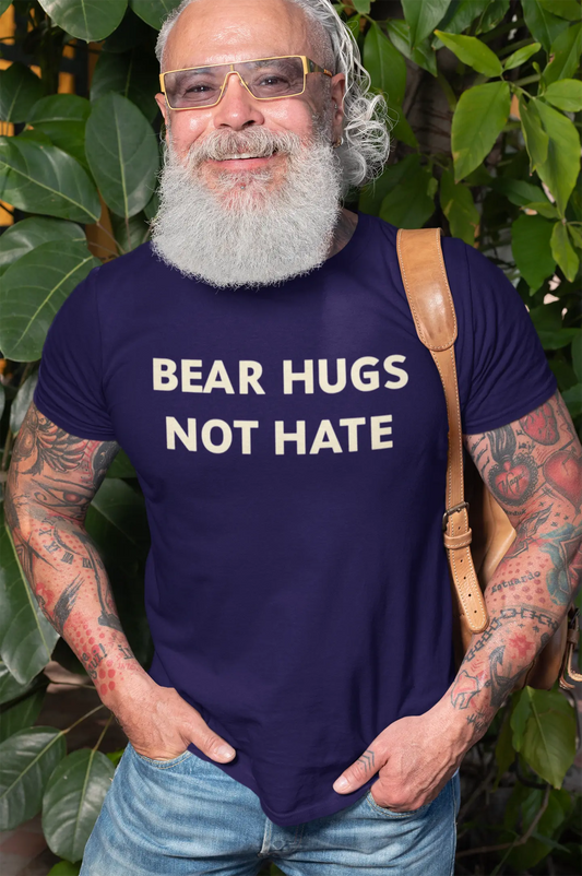 Bear Hugs Not Hate Unisex CVC Jersey T-shirt shopname
